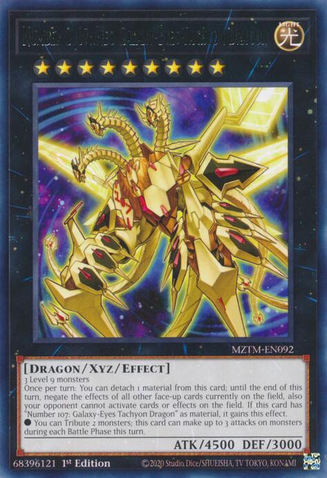 Number C107: Neo Galaxy-Eyes Tachyon Dragon [MZTM-EN092] Rare | Gaming Infinity