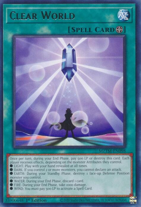 Clear World [MZTM-EN098] Rare | Gaming Infinity