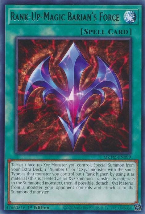 Rank-Up-Magic Barian's Force [MZTM-EN099] Rare | Gaming Infinity