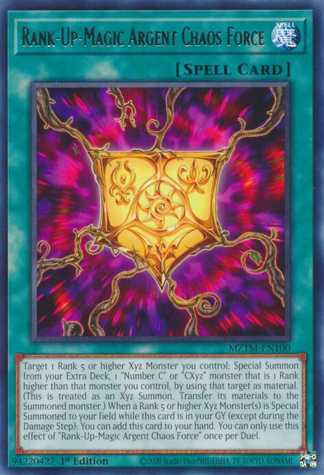 Rank-Up-Magic Argent Chaos Force [MZTM-EN100] Rare | Gaming Infinity
