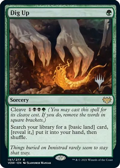 Dig Up (Promo Pack) [Innistrad: Crimson Vow Promos] | Gaming Infinity