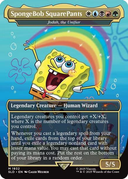 SpongeBob SquarePants - Jodah, the Unifier [Secret Lair Drop Series] | Gaming Infinity