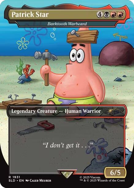 Patrick Star - Barktooth Warbeard [Secret Lair Drop Series] | Gaming Infinity