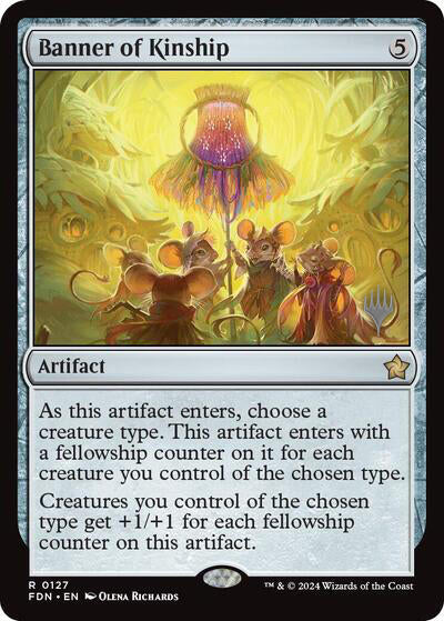 Banner of Kinship (Promo Pack) [Foundations Promos] | Gaming Infinity