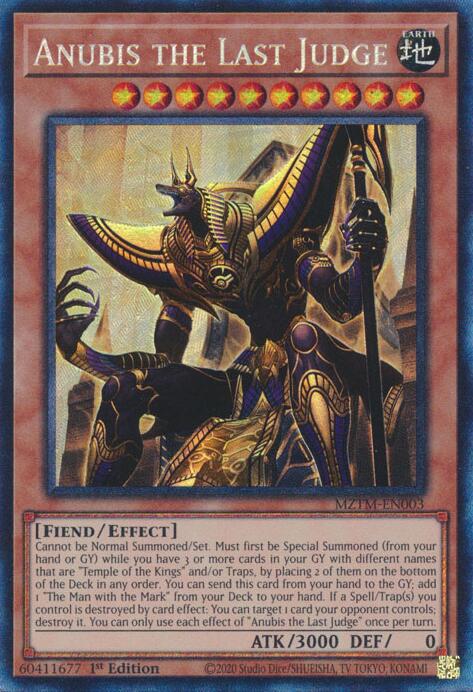 Anubis the Last Judge (Collector's Rare) [MZTM-EN003] Collector's Rare | Gaming Infinity