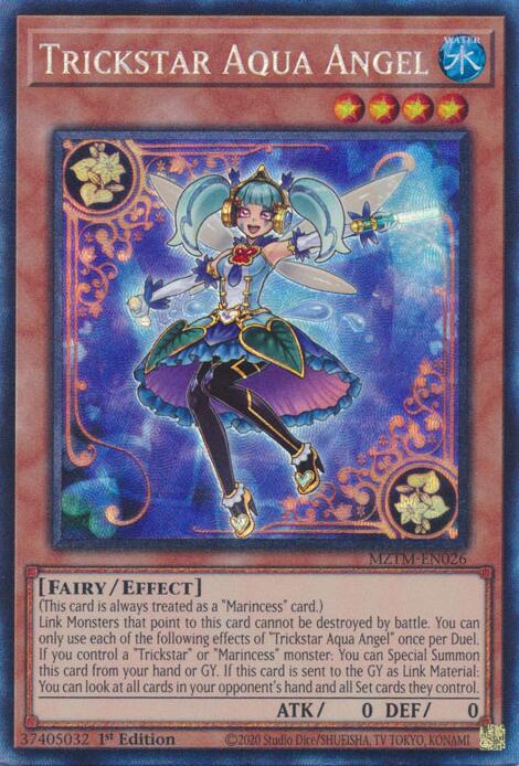 Trickstar Aqua Angel (Collector's Rare) [MZTM-EN026] Collector's Rare | Gaming Infinity
