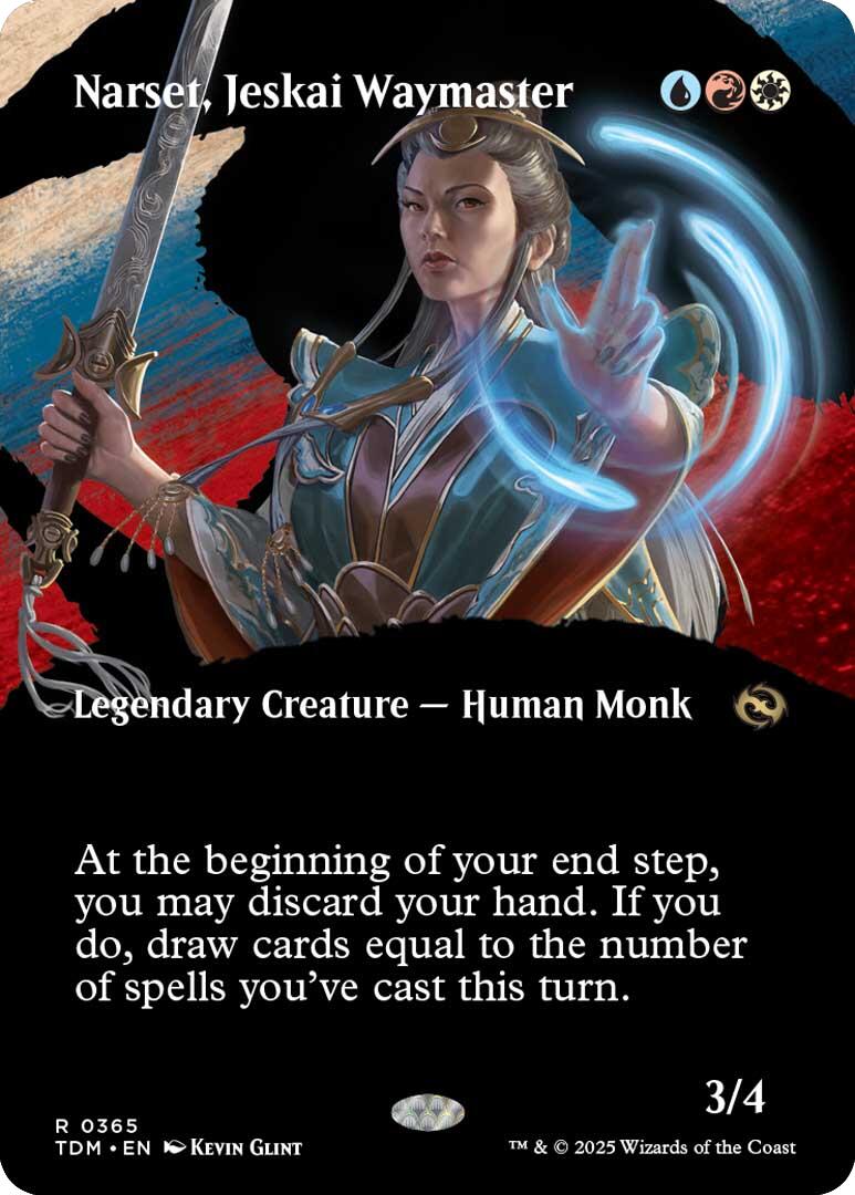 Narset, Jeskai Waymaster (Borderless) [Tarkir: Dragonstorm] | Gaming Infinity