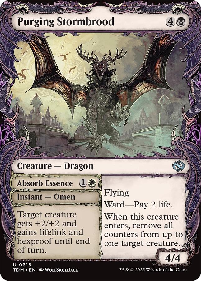 Purging Stormbrood (Showcase) [Tarkir: Dragonstorm] | Gaming Infinity