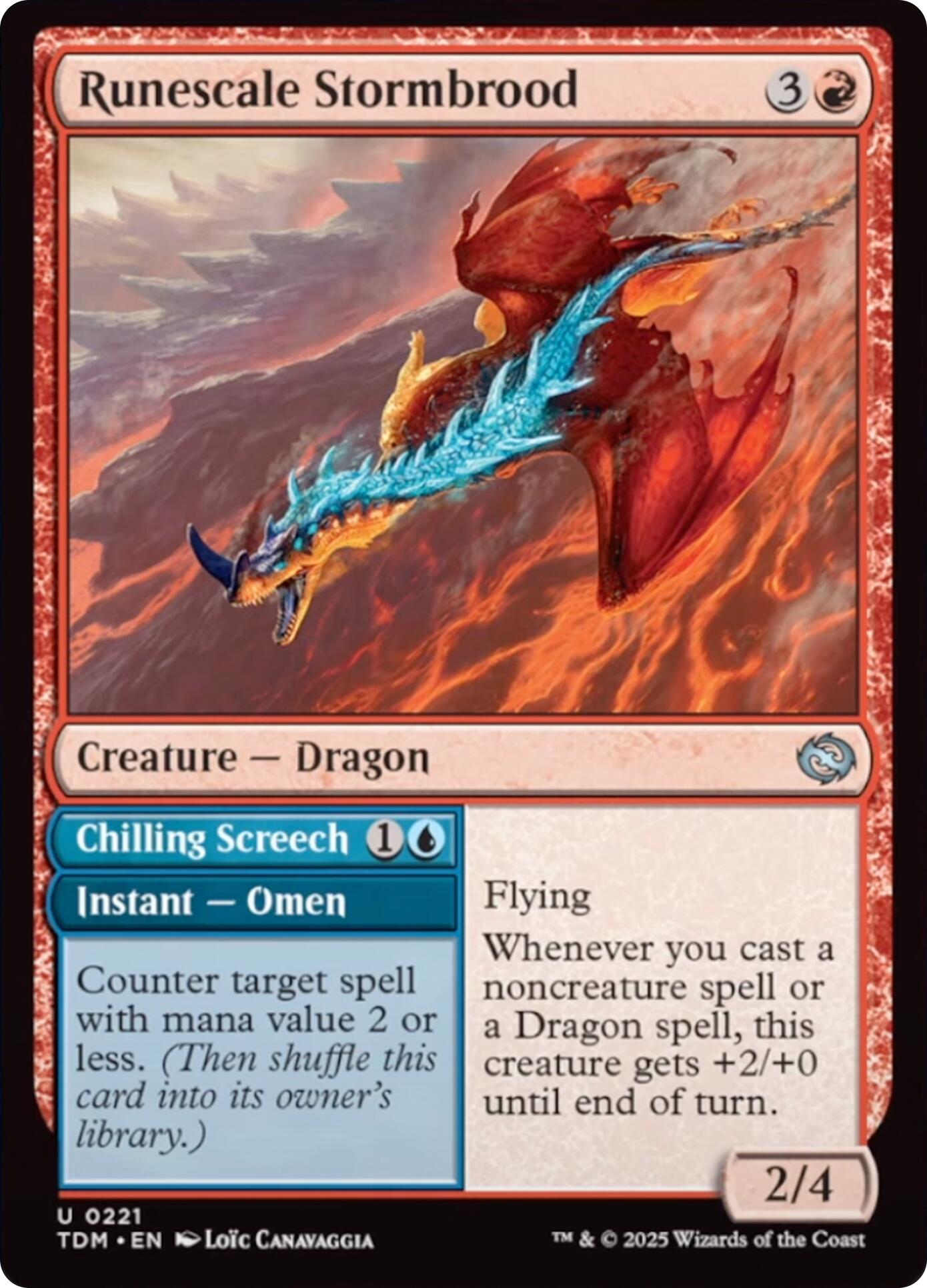 Runescale Stormbrood [Tarkir: Dragonstorm] | Gaming Infinity