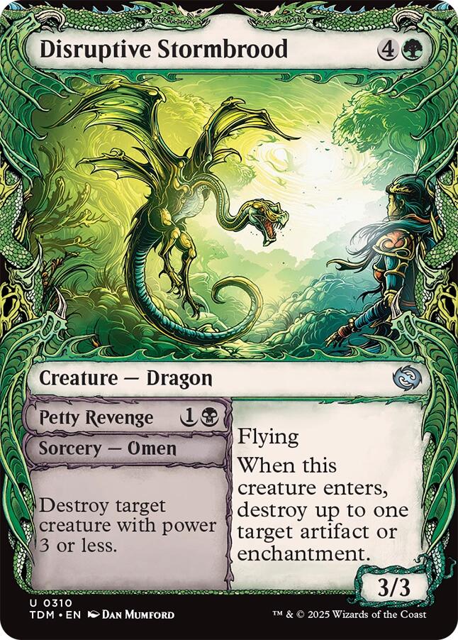 Disruptive Stormbrood (Showcase) [Tarkir: Dragonstorm] | Gaming Infinity