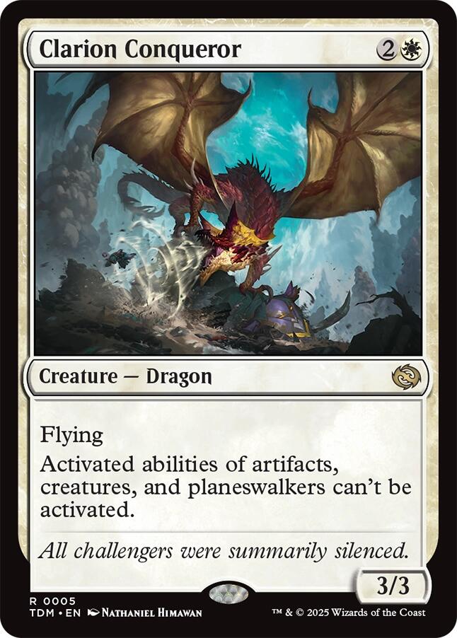 Clarion Conqueror [Tarkir: Dragonstorm] | Gaming Infinity