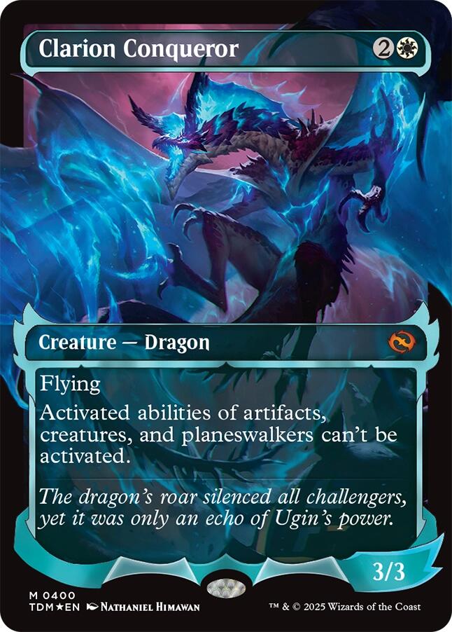 Clarion Conqueror (Showcase) [Tarkir: Dragonstorm] | Gaming Infinity