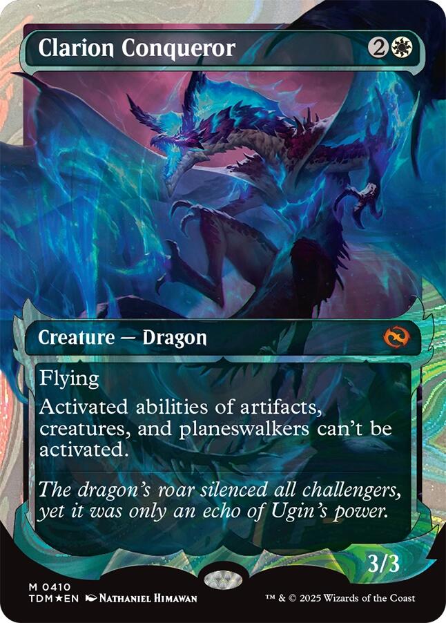 Clarion Conqueror (Showcase) (Halo Foil) [Tarkir: Dragonstorm] | Gaming Infinity