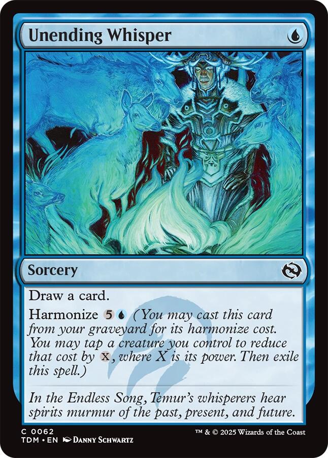 Unending Whisper [Tarkir: Dragonstorm] | Gaming Infinity