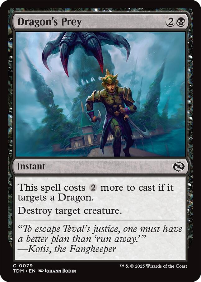 Dragon's Prey [Tarkir: Dragonstorm] | Gaming Infinity