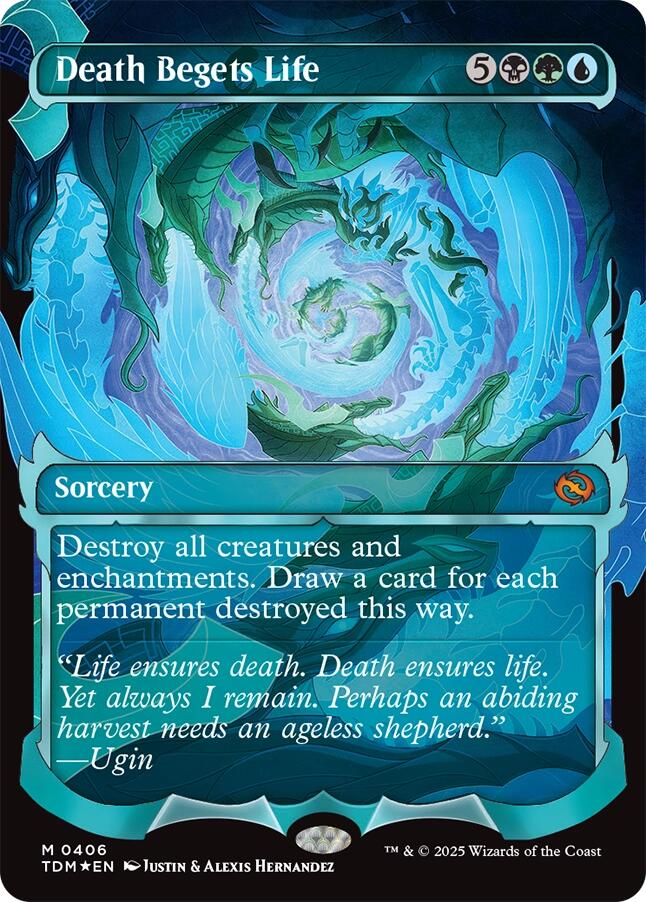 Death Begets Life (Showcase) [Tarkir: Dragonstorm] | Gaming Infinity