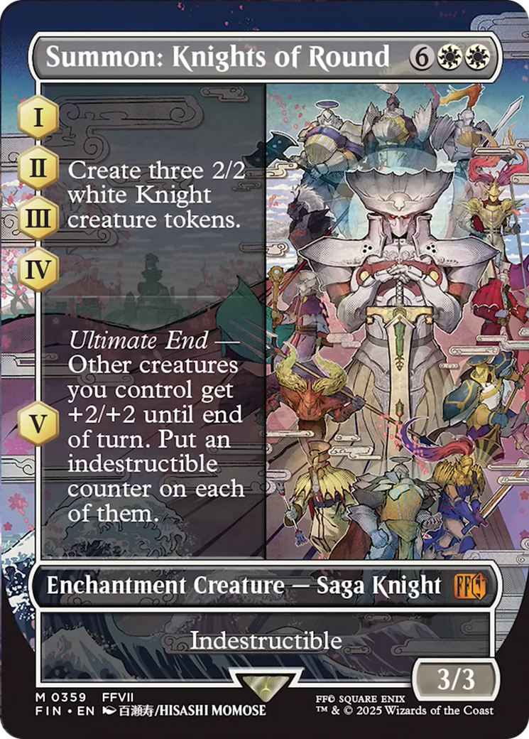 Summon: Knights of Round (Borderless) [FINAL FANTASY] | Gaming Infinity