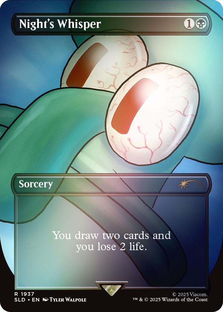 Night's Whisper (Rainbow Foil) [Secret Lair Drop Series] | Gaming Infinity