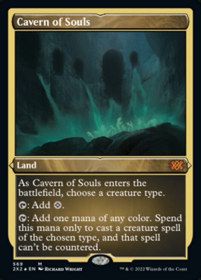 Cavern of Souls (Foil Etched) [Double Masters 2022] | Gaming Infinity