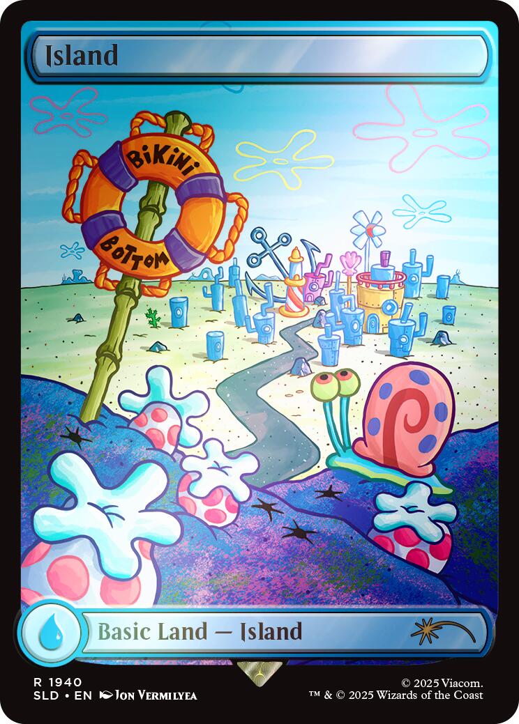 Island (1940) (Rainbow Foil) [Secret Lair Drop Series] | Gaming Infinity