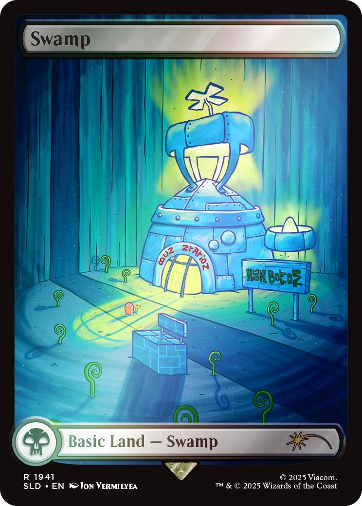 Swamp (1941) (Rainbow Foil) [Secret Lair Drop Series] | Gaming Infinity