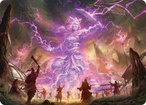 Smile at Death Art Card (4/54) [Tarkir: Dragonstorm Art Series] | Gaming Infinity