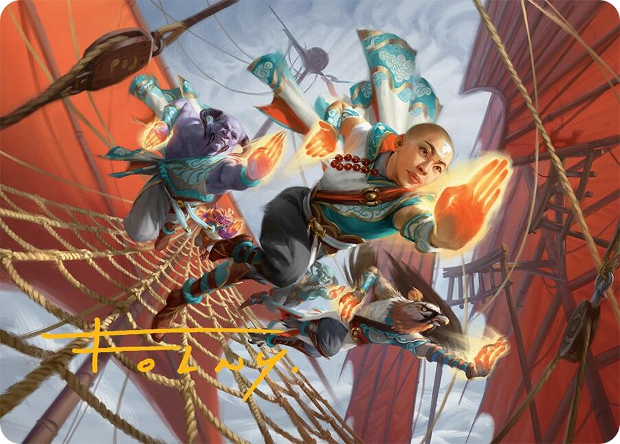 Aligned Heart Art Card (52/54) (Gold-Stamped Signature) [Tarkir: Dragonstorm Art Series] | Gaming Infinity