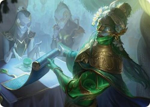 Sibsig Appraiser Art Card (8/54) [Tarkir: Dragonstorm Art Series] | Gaming Infinity