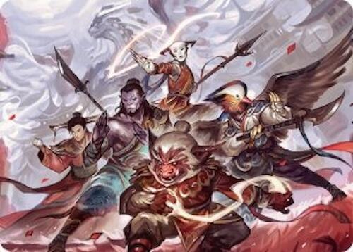 Will of the Jeskai Art Card (54/54) [Tarkir: Dragonstorm Art Series] | Gaming Infinity