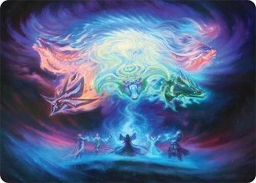 Call the Spirit Dragons Art Card (21/54) [Tarkir: Dragonstorm Art Series] | Gaming Infinity