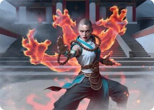 Flamehold Grappler Art Card (24/54) [Tarkir: Dragonstorm Art Series] | Gaming Infinity