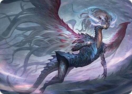 Shiko, Paragon of the Way Art Card (37/54) [Tarkir: Dragonstorm Art Series] | Gaming Infinity