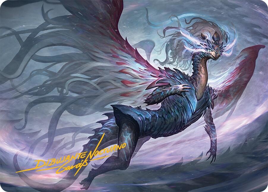 Shiko, Paragon of the Way Art Card (37/54) (Gold-Stamped Signature) [Tarkir: Dragonstorm Art Series] | Gaming Infinity