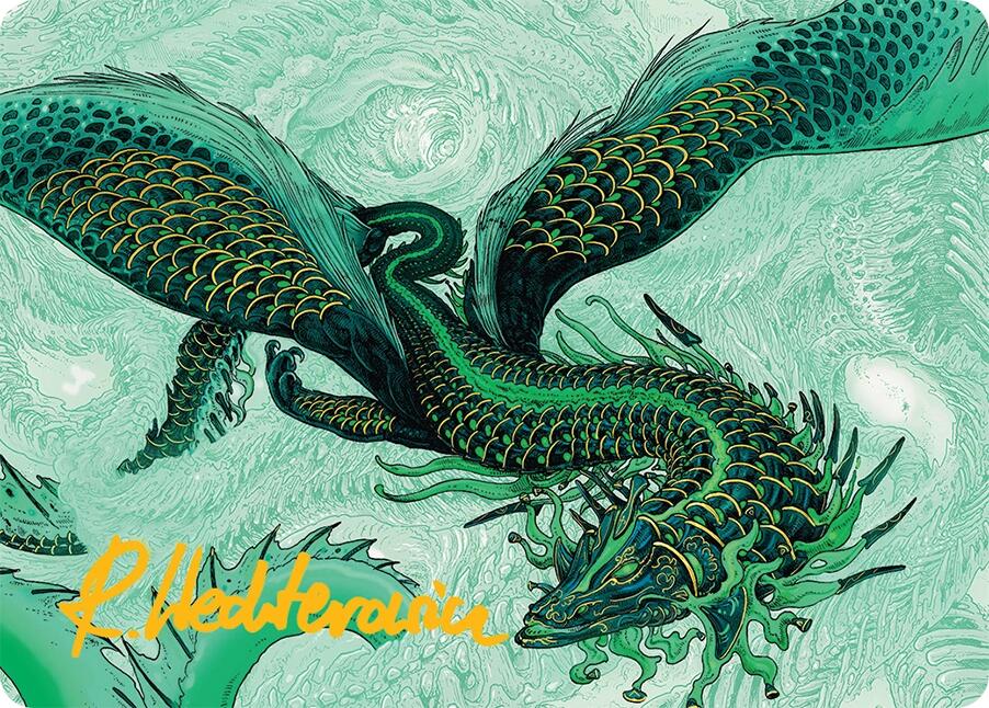 Teval, Arbiter of Virtue Art Card (38/54) (Gold-Stamped Signature) [Tarkir: Dragonstorm Art Series] | Gaming Infinity