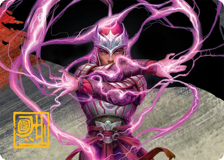 All-Out Assault Art Card (43/54) (Gold-Stamped Signature) [Tarkir: Dragonstorm Art Series] | Gaming Infinity