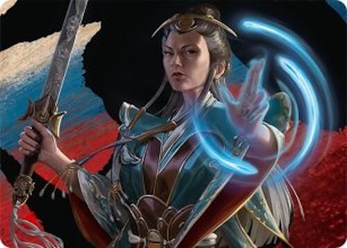Narset, Jeskai Waymaster Art Card (44/54) [Tarkir: Dragonstorm Art Series] | Gaming Infinity