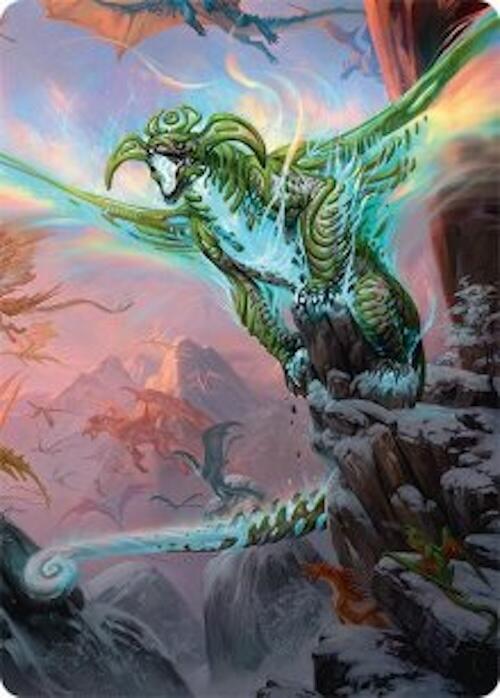 Ureni of the Unwritten Art Card (51/54) [Tarkir: Dragonstorm Art Series] | Gaming Infinity