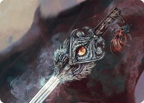 Dragonfire Blade Art Card (40/54) [Tarkir: Dragonstorm Art Series] | Gaming Infinity