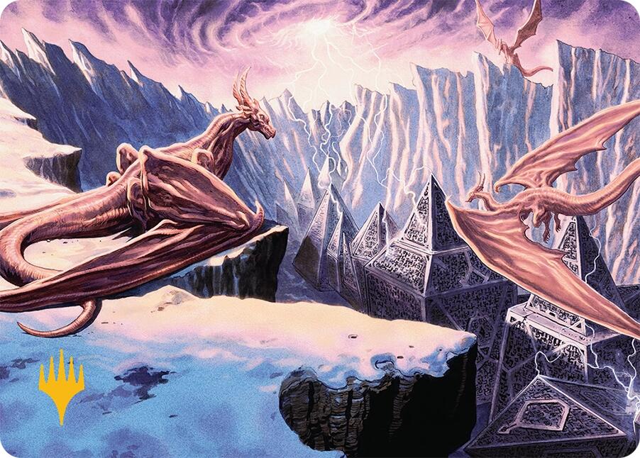 Maelstrom of the Spirit Dragon (42/54) (Gold-Stamped) [Tarkir: Dragonstorm Art Series] | Gaming Infinity