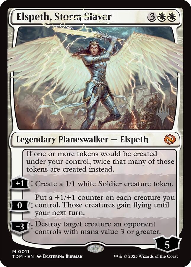 Elspeth, Storm Slayer [Tarkir: Dragonstorm Promos] | Gaming Infinity