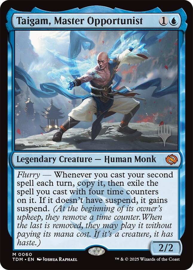 Taigam, Master Opportunist [Tarkir: Dragonstorm Promos] | Gaming Infinity