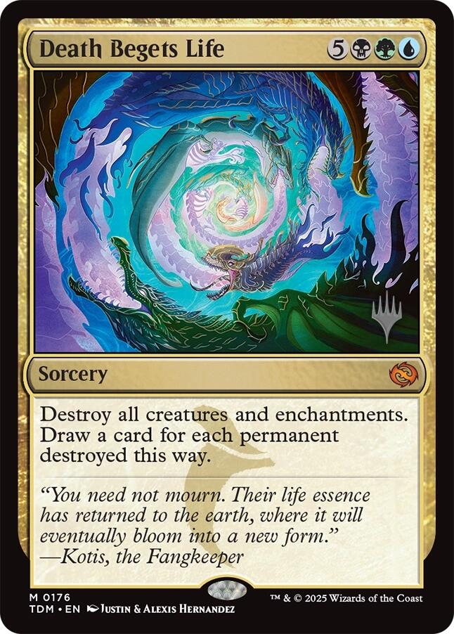 Death Begets Life [Tarkir: Dragonstorm Promos] | Gaming Infinity