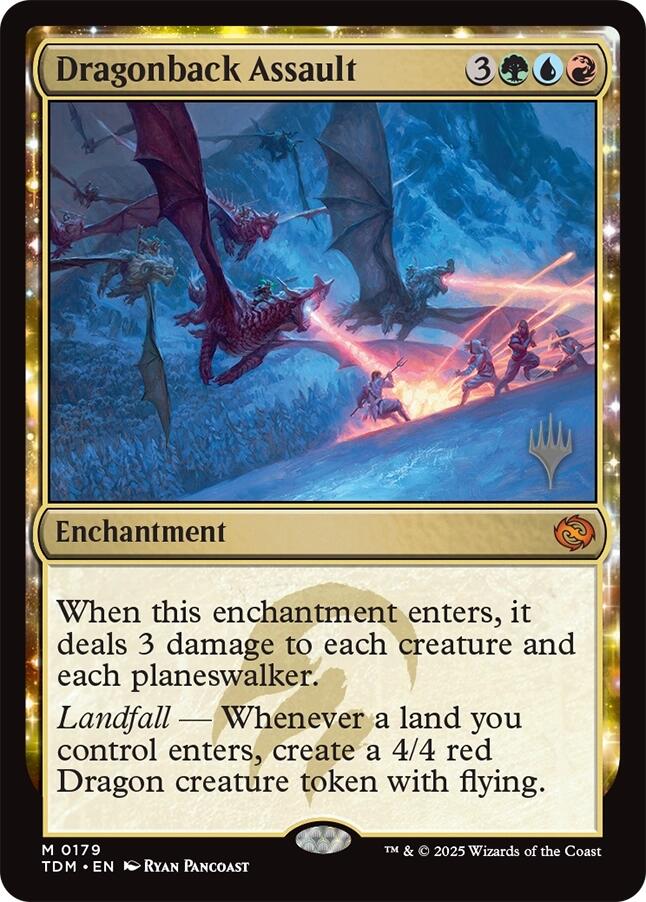 Dragonback Assault [Tarkir: Dragonstorm Promos] | Gaming Infinity