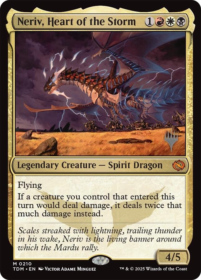 Neriv, Heart of the Storm [Tarkir: Dragonstorm Promos] | Gaming Infinity