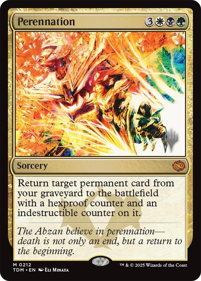 Perennation [Tarkir: Dragonstorm Promos] | Gaming Infinity