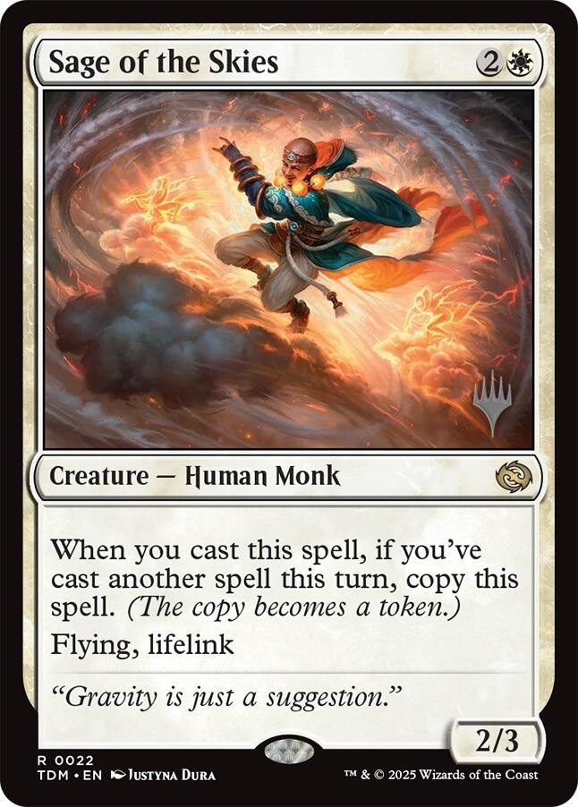 Sage of the Skies [Tarkir: Dragonstorm Promos] | Gaming Infinity
