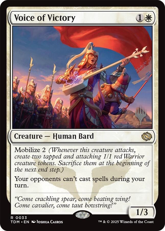 Voice of Victory [Tarkir: Dragonstorm Promos] | Gaming Infinity