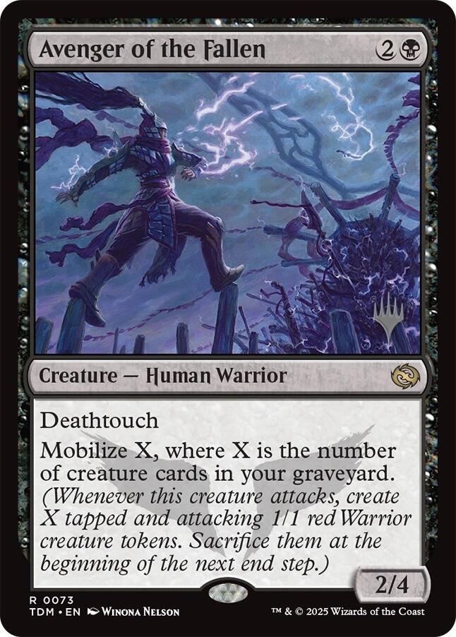 Avenger of the Fallen [Tarkir: Dragonstorm Promos] | Gaming Infinity