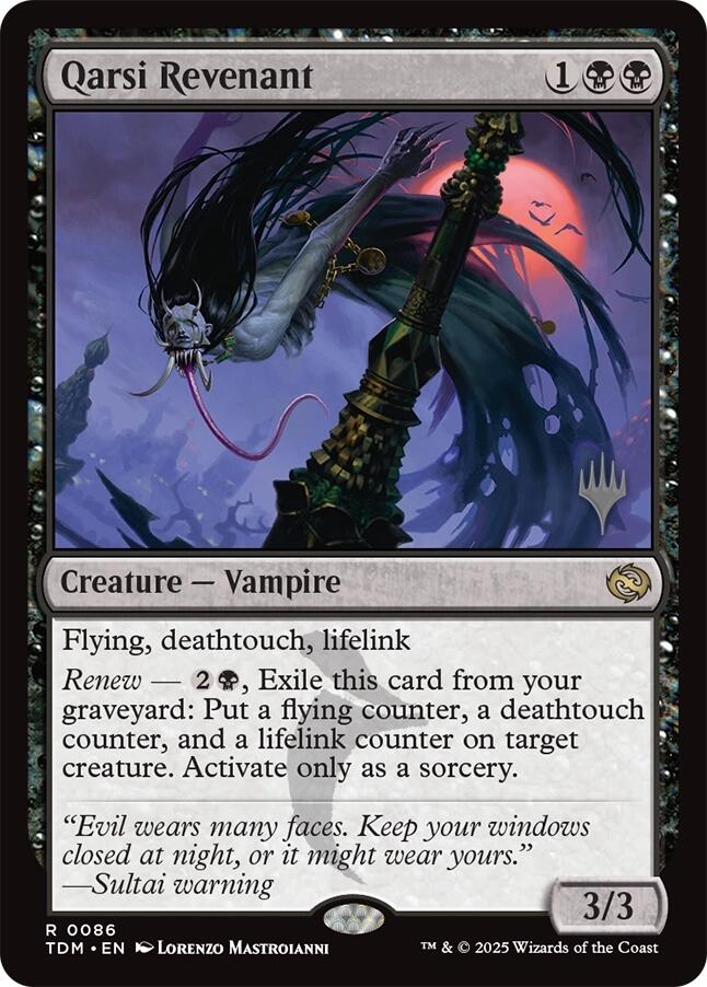 Qarsi Revenant [Tarkir: Dragonstorm Promos] | Gaming Infinity