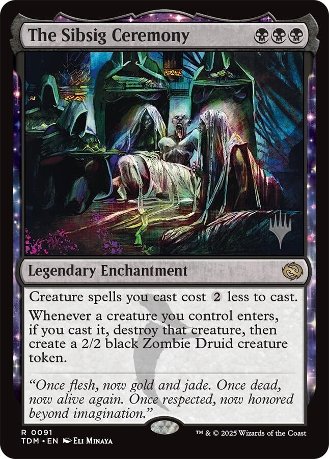 The Sibsig Ceremony [Tarkir: Dragonstorm Promos] | Gaming Infinity